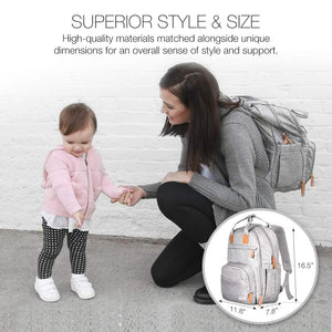 Diaper Bag Backpack [Multifunction Waterproof Travel Back Pack]