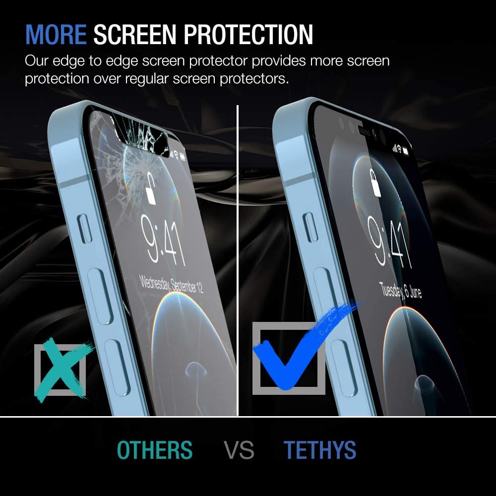 TETHYS Glass Edge to Edge Screen Protector for iPhone 11 Pro/iPhone Xs –  Tethys Innovation